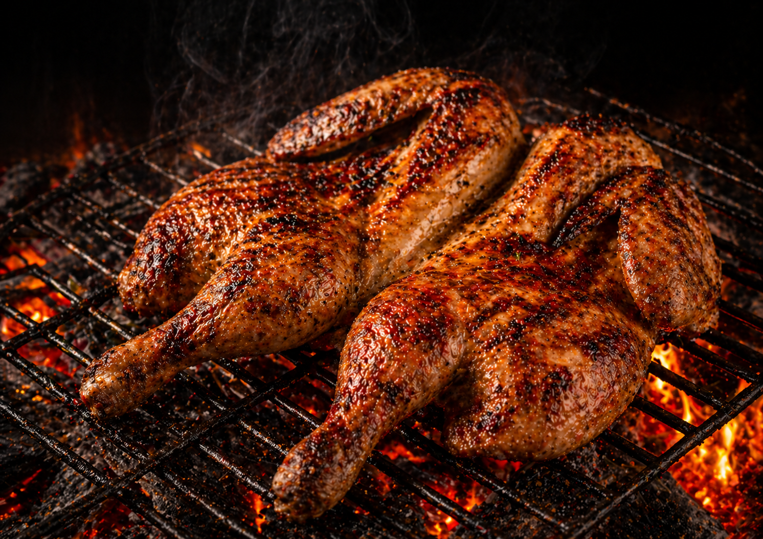 Цыплёнок на мангале